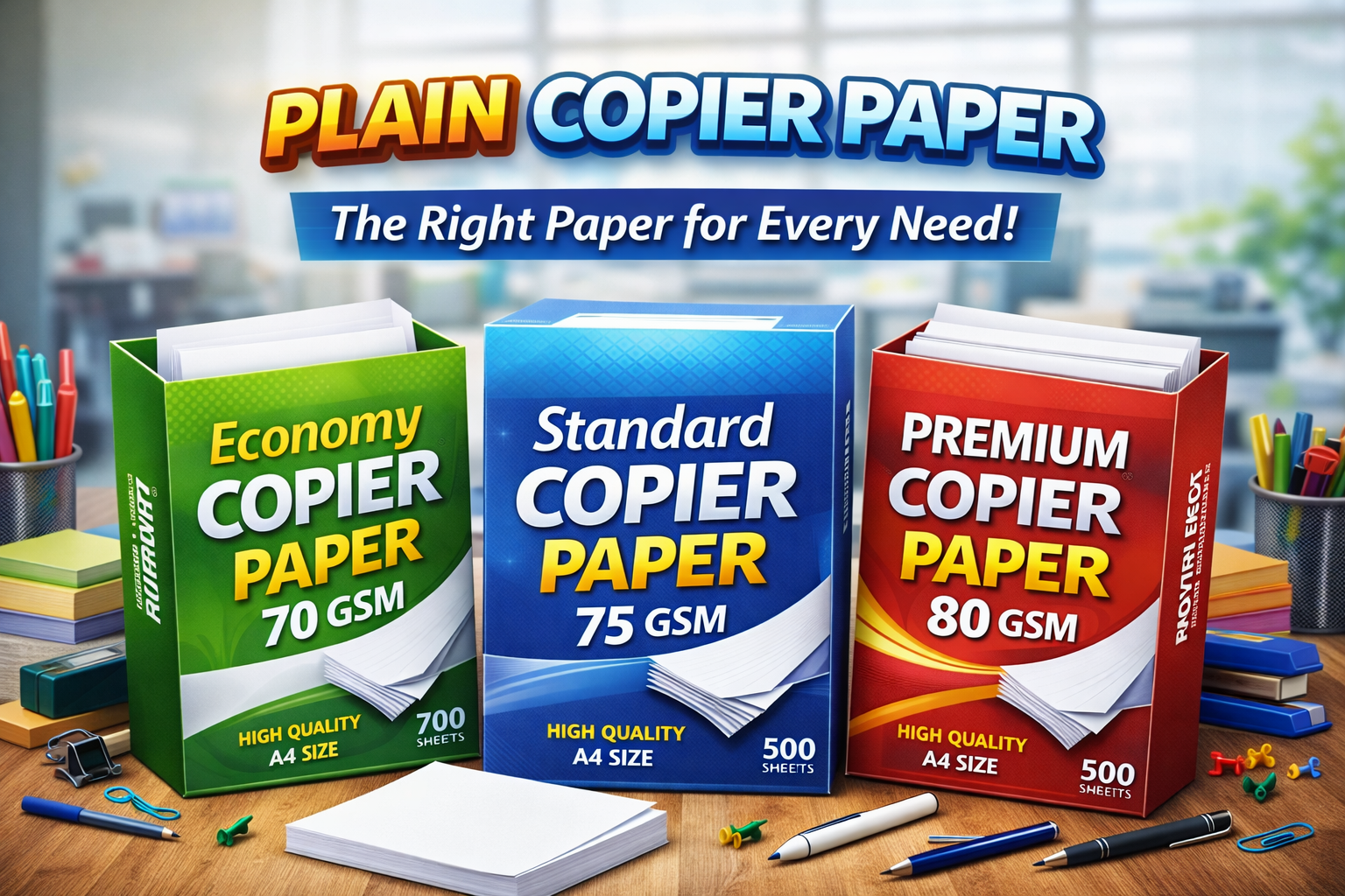 PLAIN COPIER PAPER