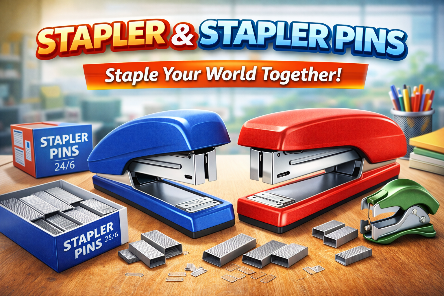 STAPLER & STAPLER PIN