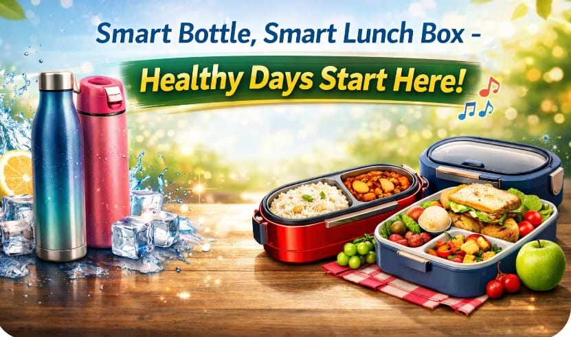 LUNCH BOX & WATER BOTTLE